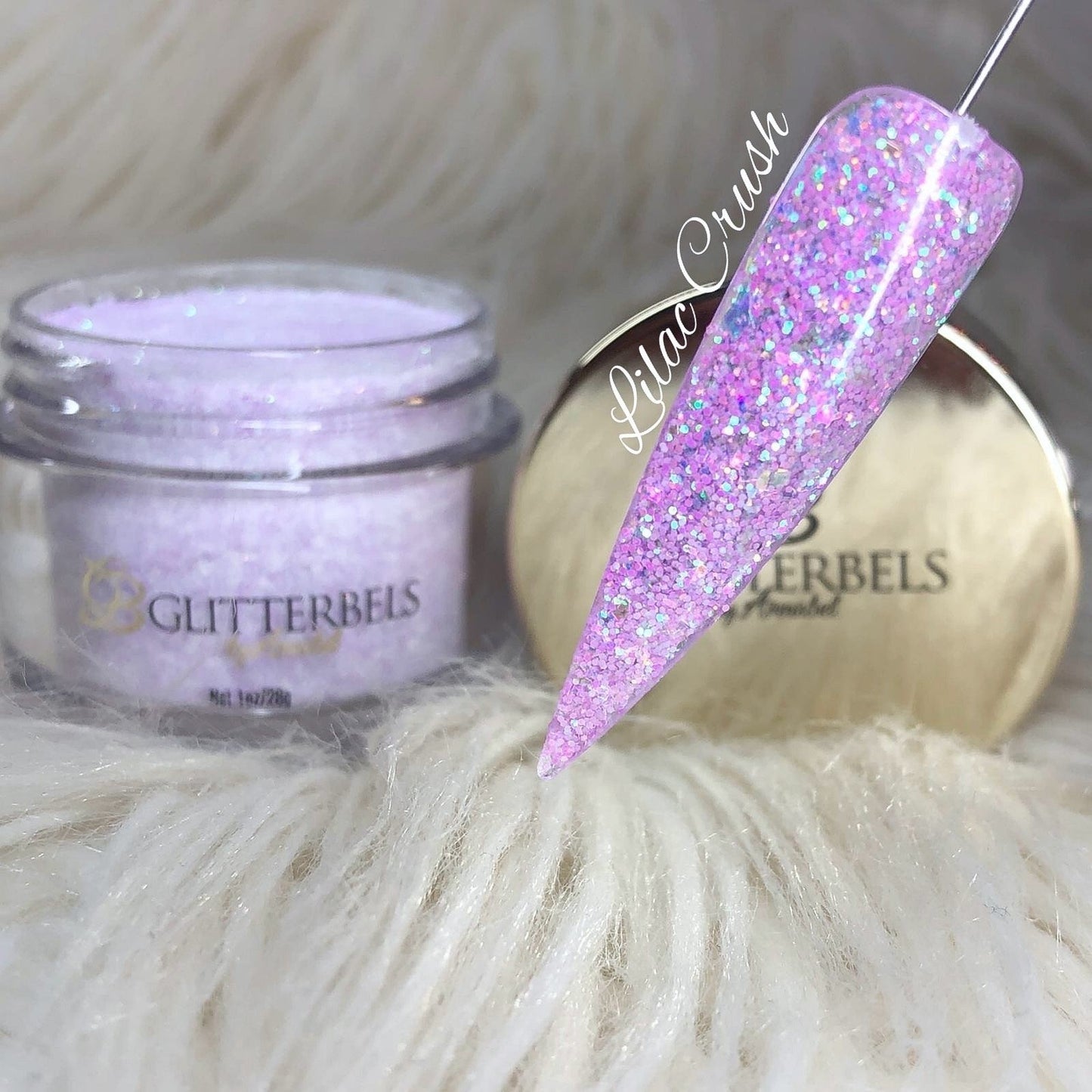 Glitterbels Acrylic Powder 28g - Lilac crush