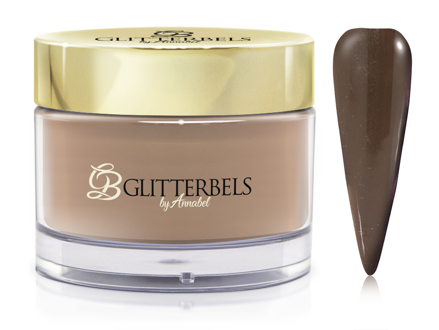 Glitterbels Acrylic Powder 28g - Hot chocolate