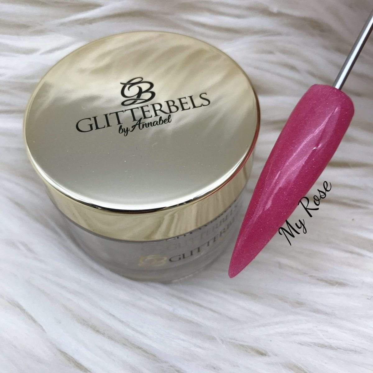Glitterbels Acrylic Powder 28g - My rose