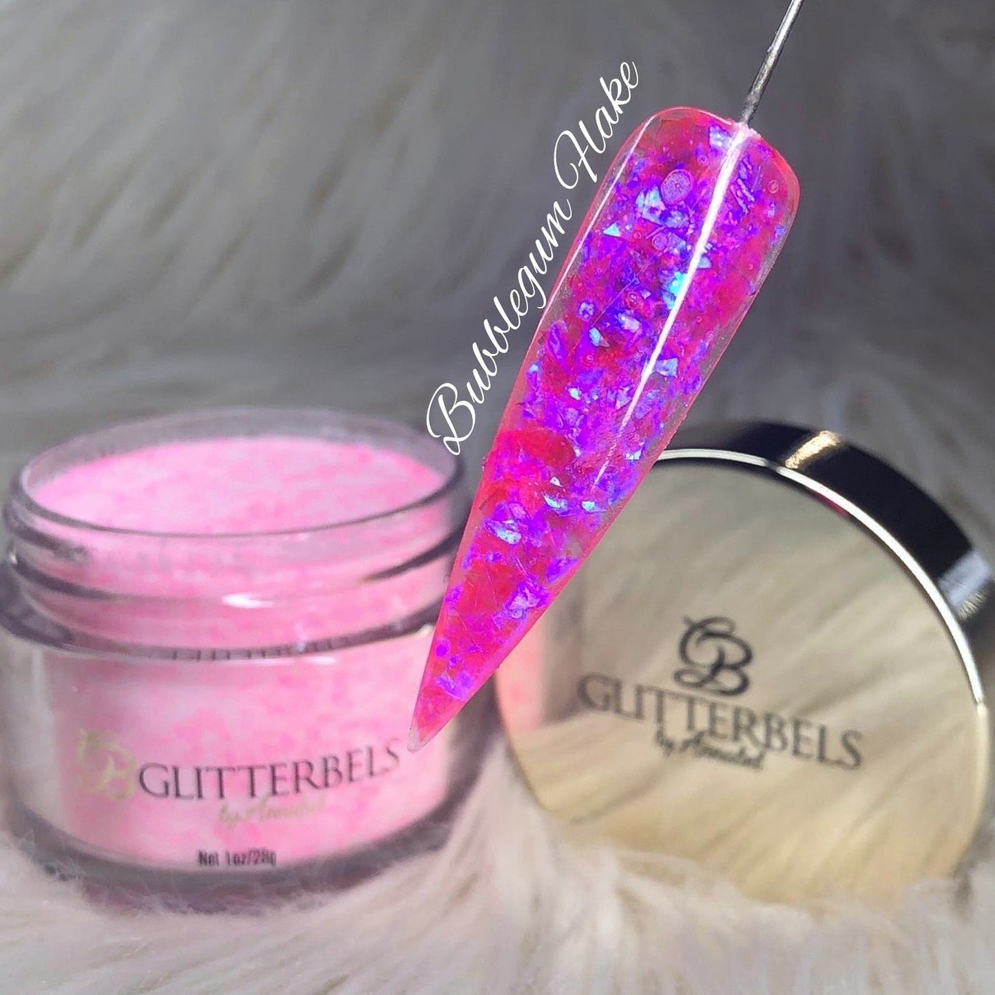 Glitterbels Premixed Glitter 28g -  Bubblegum Flake
