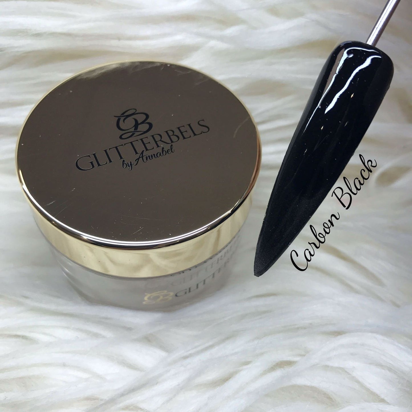 Glitterbels Acrylic Powder 28g -  Carbon Black