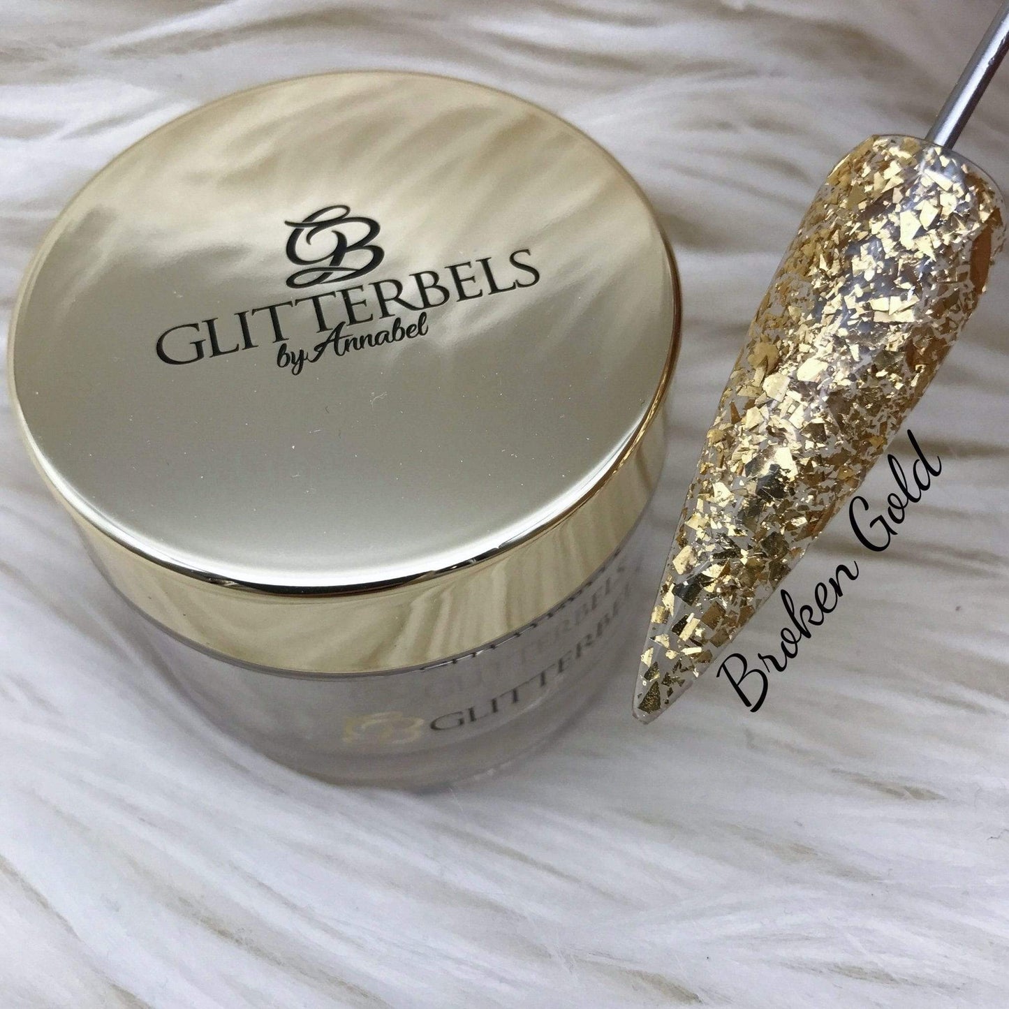 Glitterbels Premixed Glitter 28g -  Broken Gold