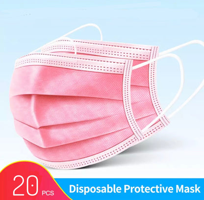 Face masks 20 pack