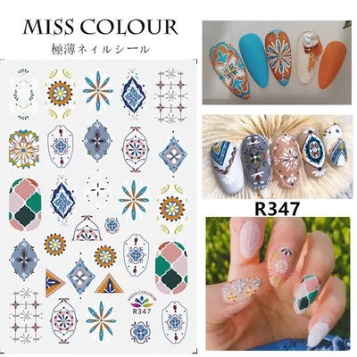 Boho Nail stickers